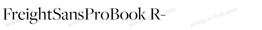 FreightSansProBook R字体转换 FreightSansProBook R字体转换